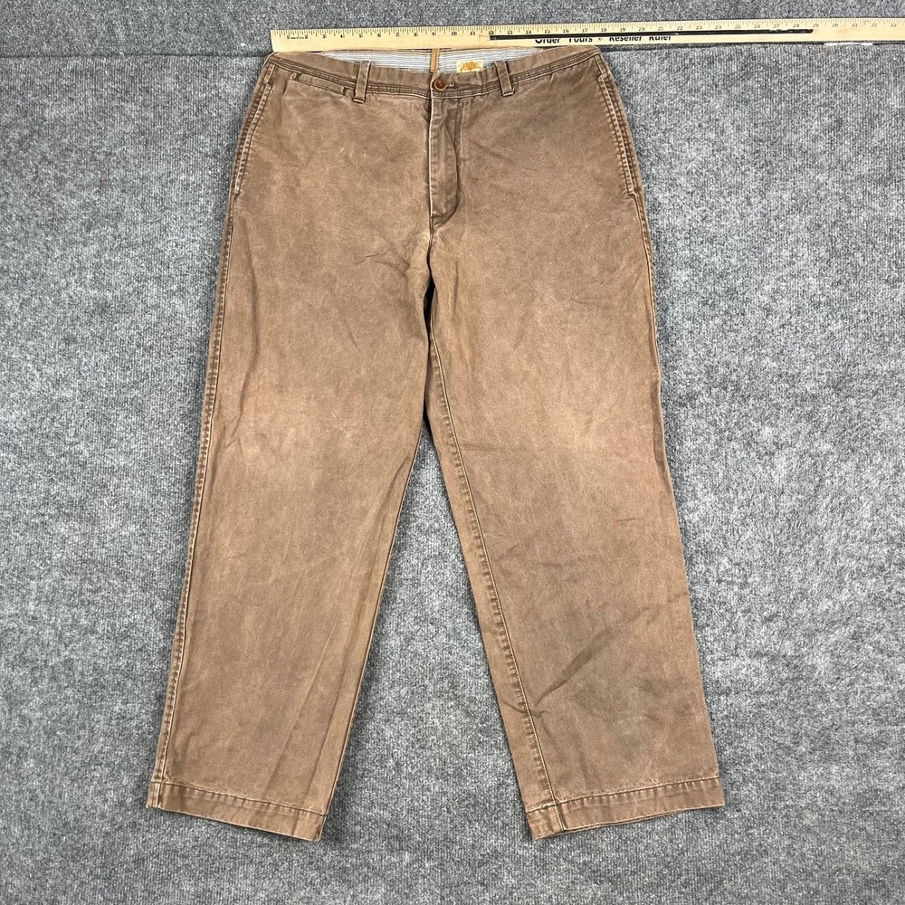 Timberland Pants Mens Size 36x30 Brown Casual Chino Straight Outdoor Classic